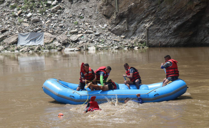 शसस्त्र प्रहरीद्वारा उद्धारको पूर्वाभ्यास